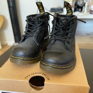 Almost new toddler Dr. Marten boots